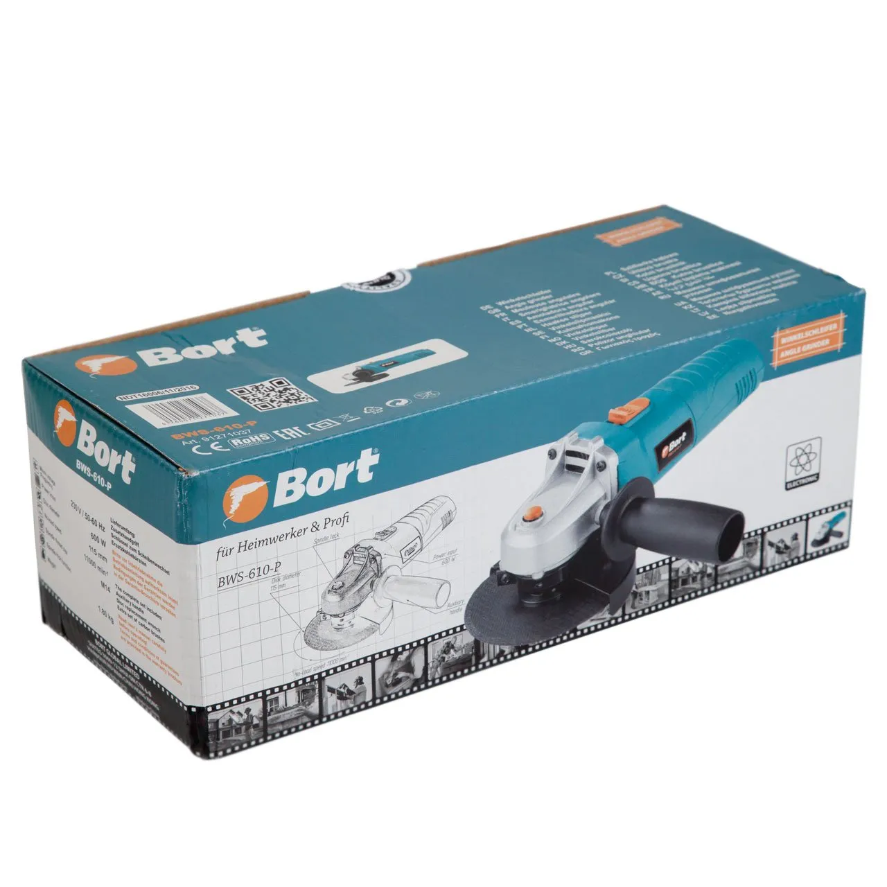 Bort BWS-610-P Winkelschleifer 115 mm 600 W