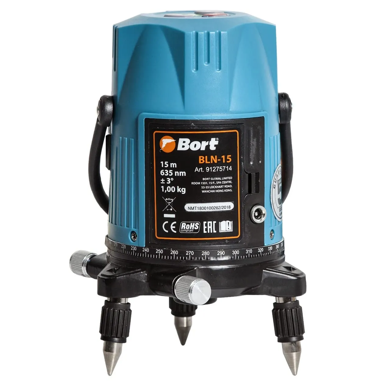 Bort BLN-15 Kreuzlinienlaser 15 m mit Tasche