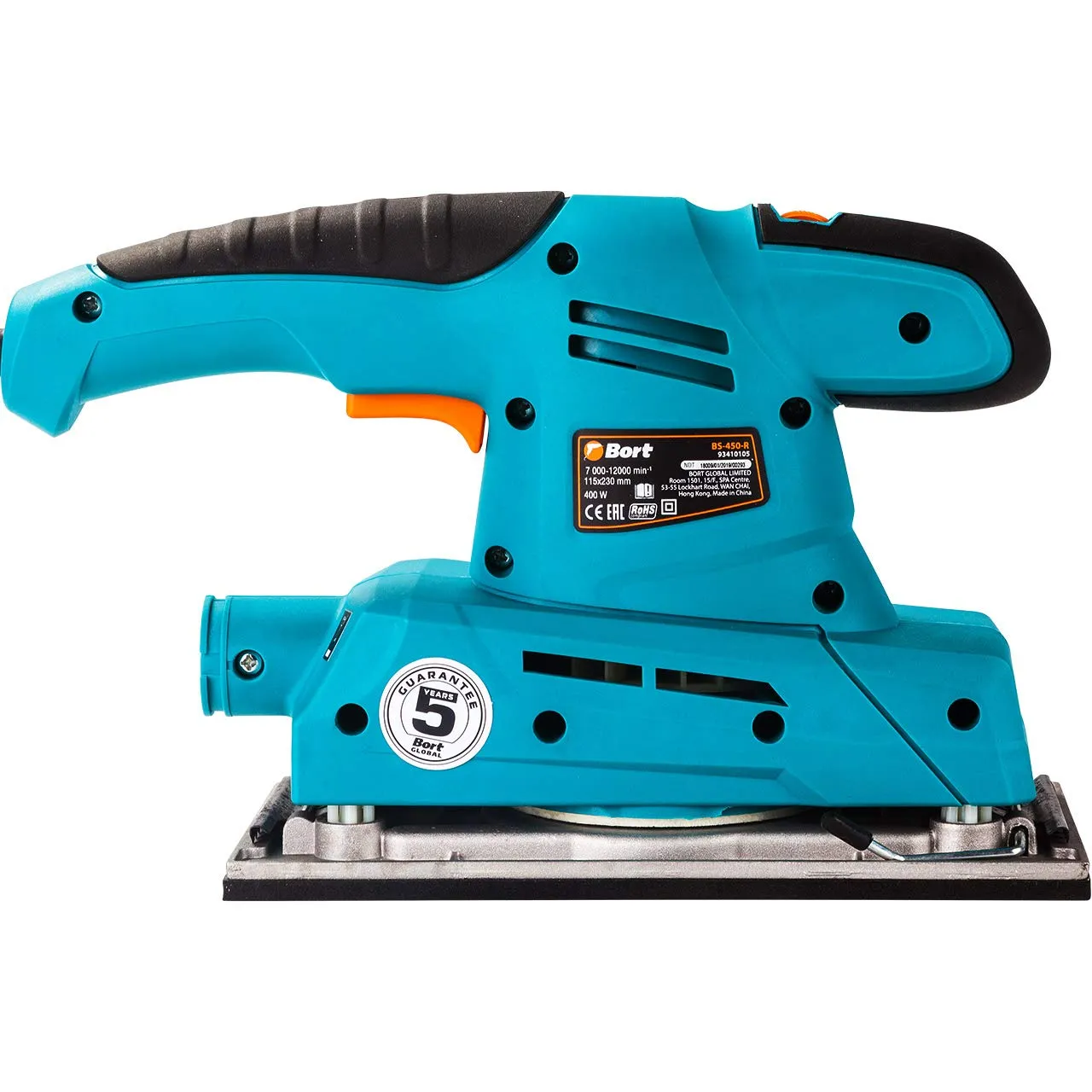 Bort BS-450-R Schwingschleifer 400 W mit Drehzahlregelung