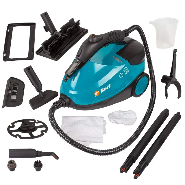 Bort BDR-2500-RR Dampfreiniger 2200 W 1,5 l mit Zubehör