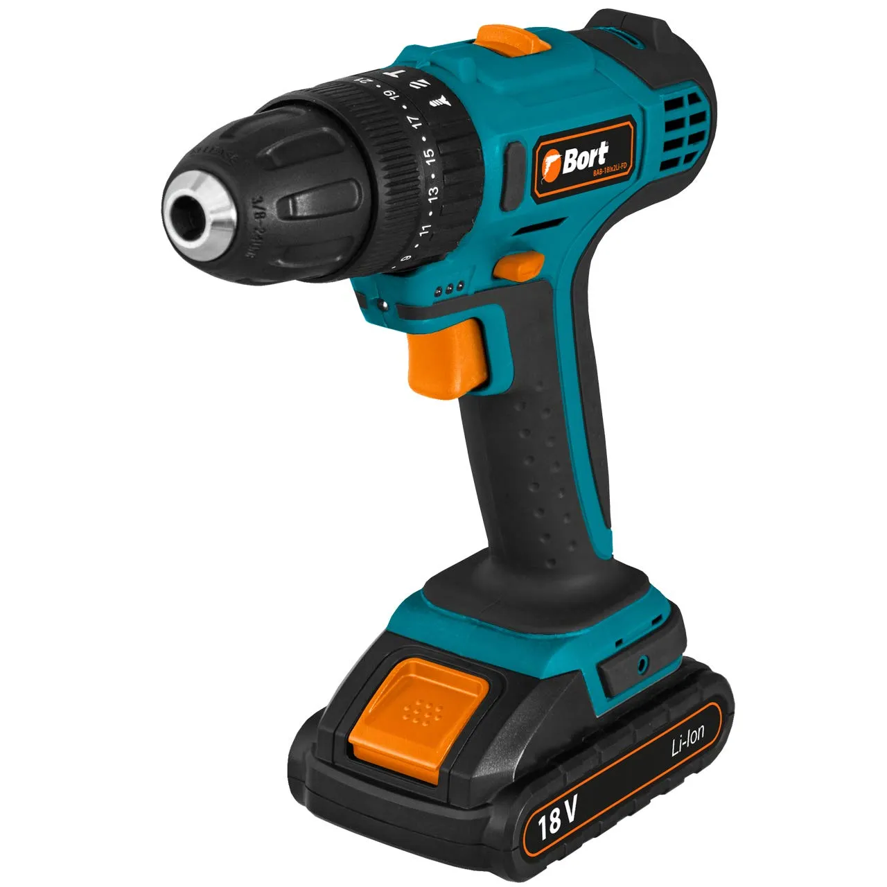 BORT Valco BAB-18Ix2Li-FD Akku-Bohrschrauber 2x18V