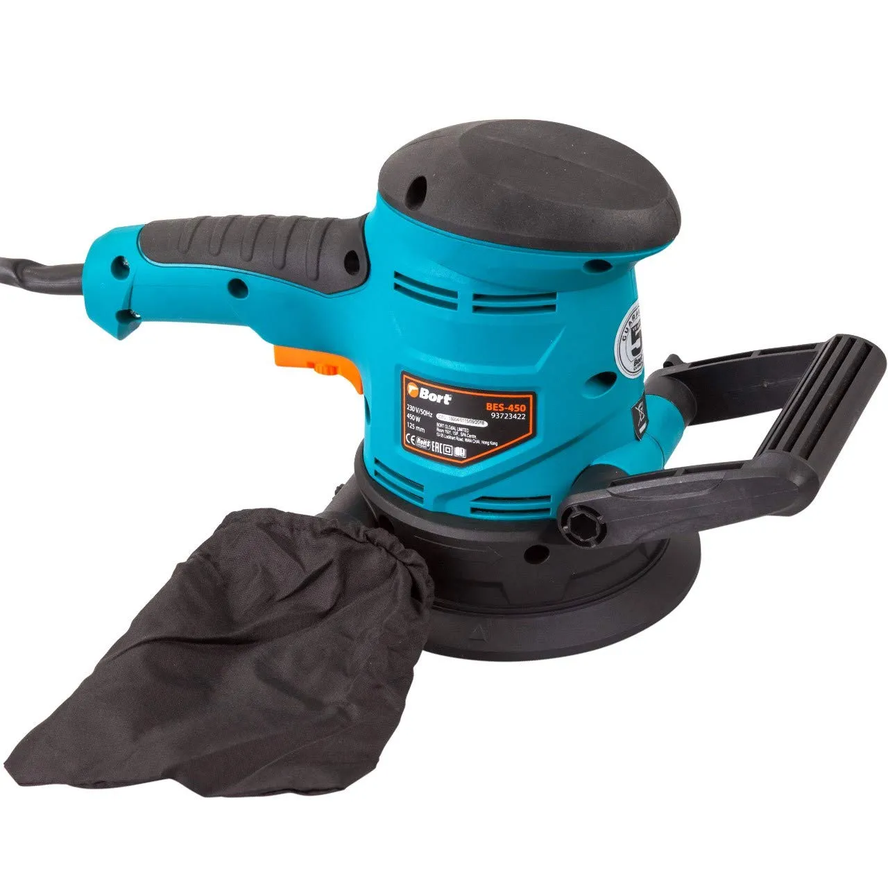 Bort BES-450 Exzenterschleifer 125 mm 450 W