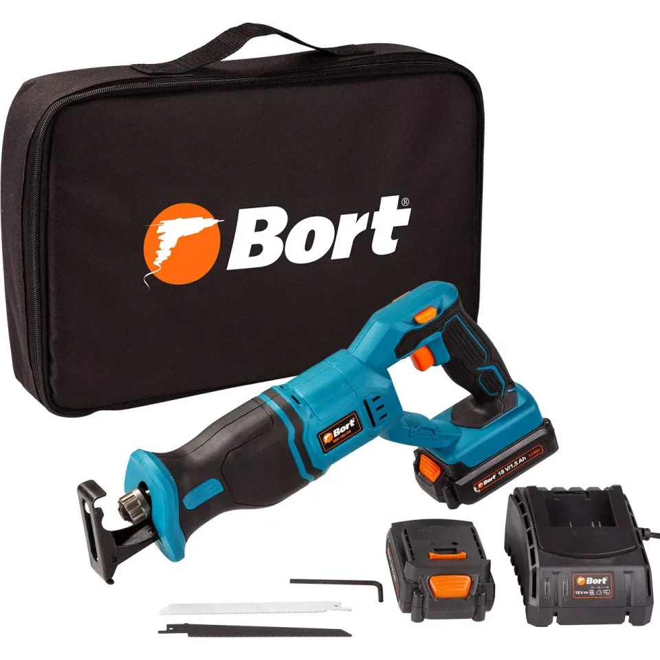 BORT Valco BRS-18Li-FD Akku-Säbelsäge 18 V mit 2 Akkus