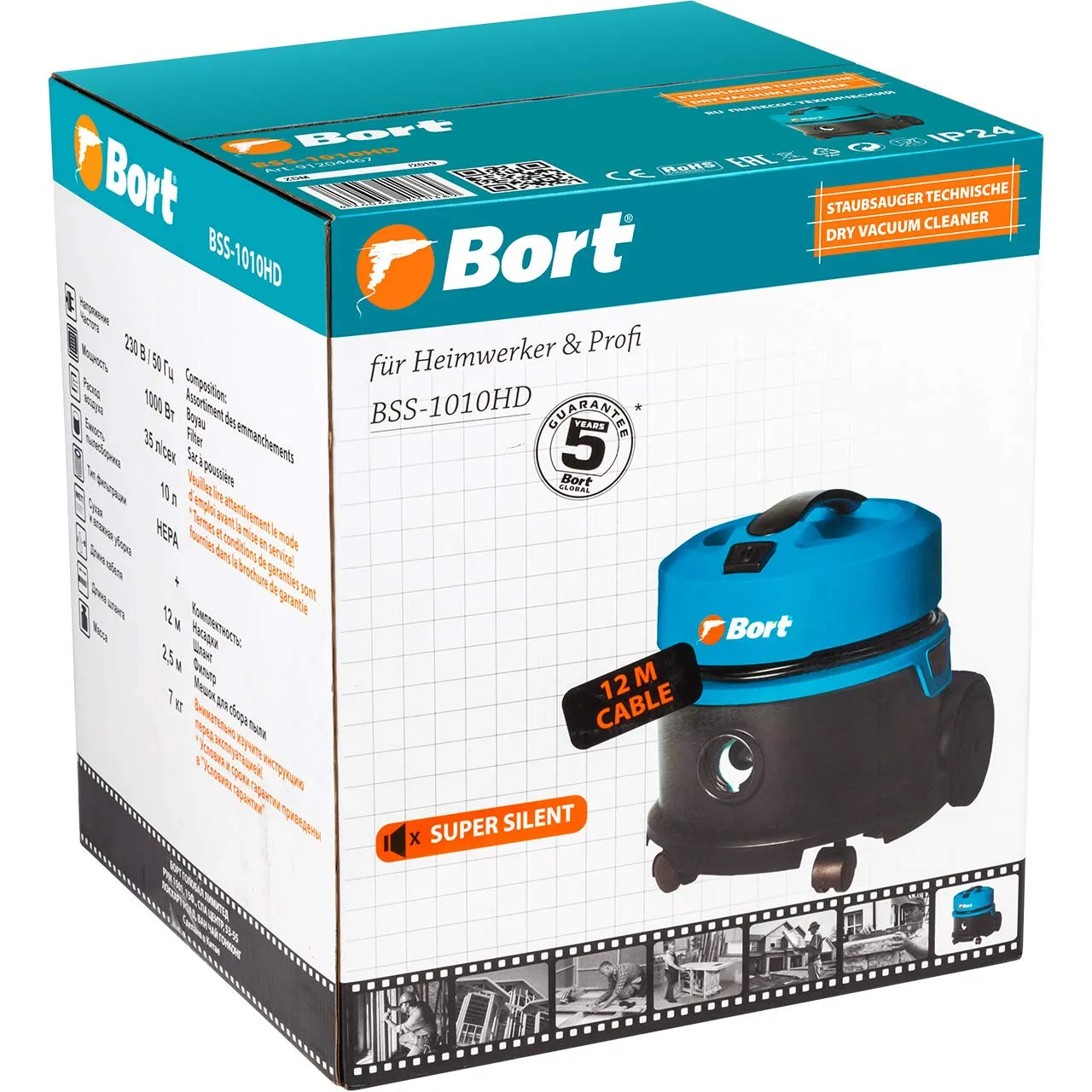 Bort BSS-1010HD Trockensauger 10 l 1000 W