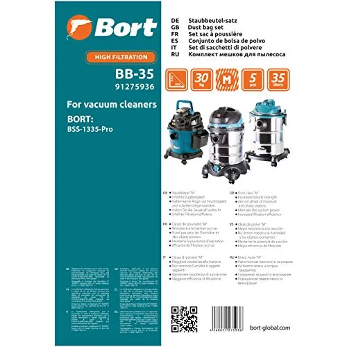 BORT Valco BB-35 Staubsack 35 l für BSS-1335-Pro