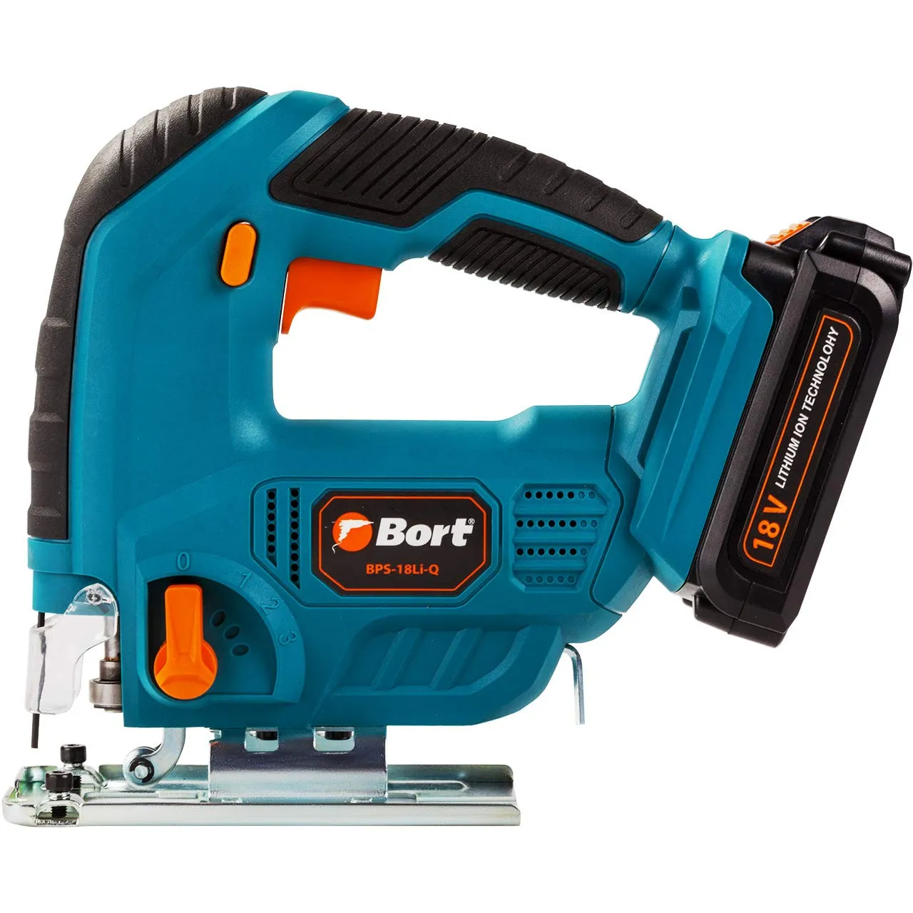 Bort BPS-18Li-Q Stichsäge 80 mm mit 2 Akkus