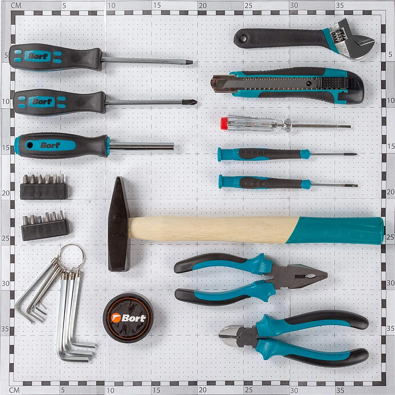 Bort BTK-32 Werkzeugkoffer 32-teilig Chrom-Vanadium