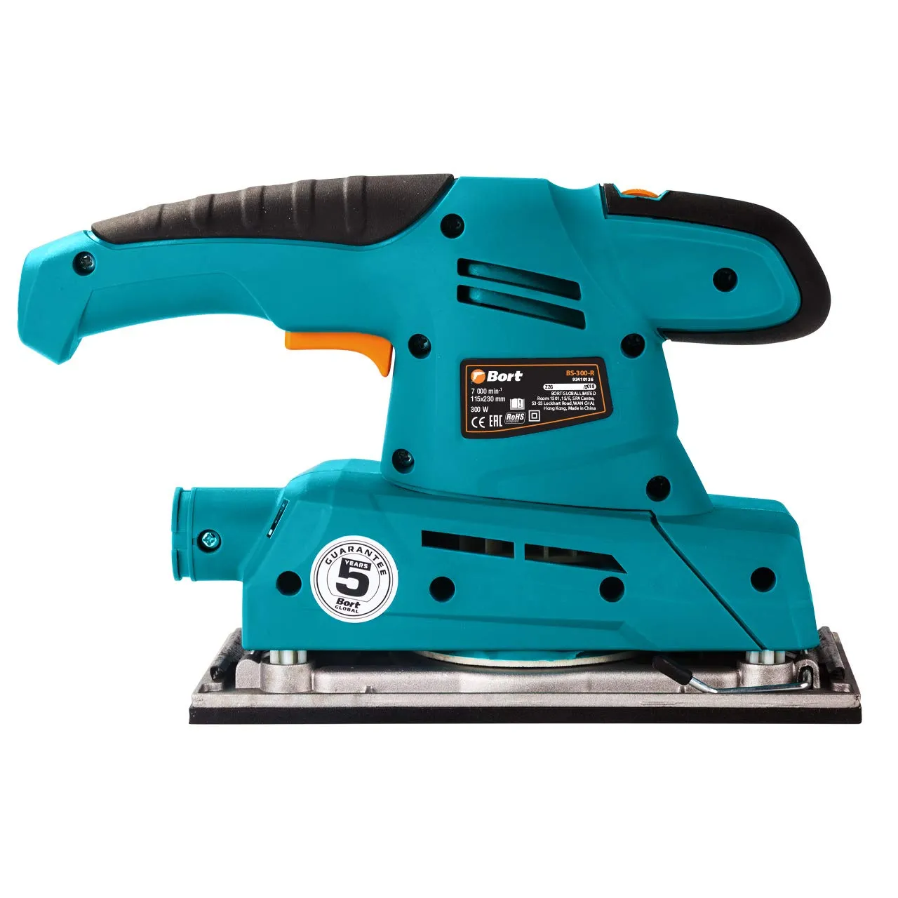 Bort BS-300-R Schwingschleifer 300 W mit Drehzahlregelung
