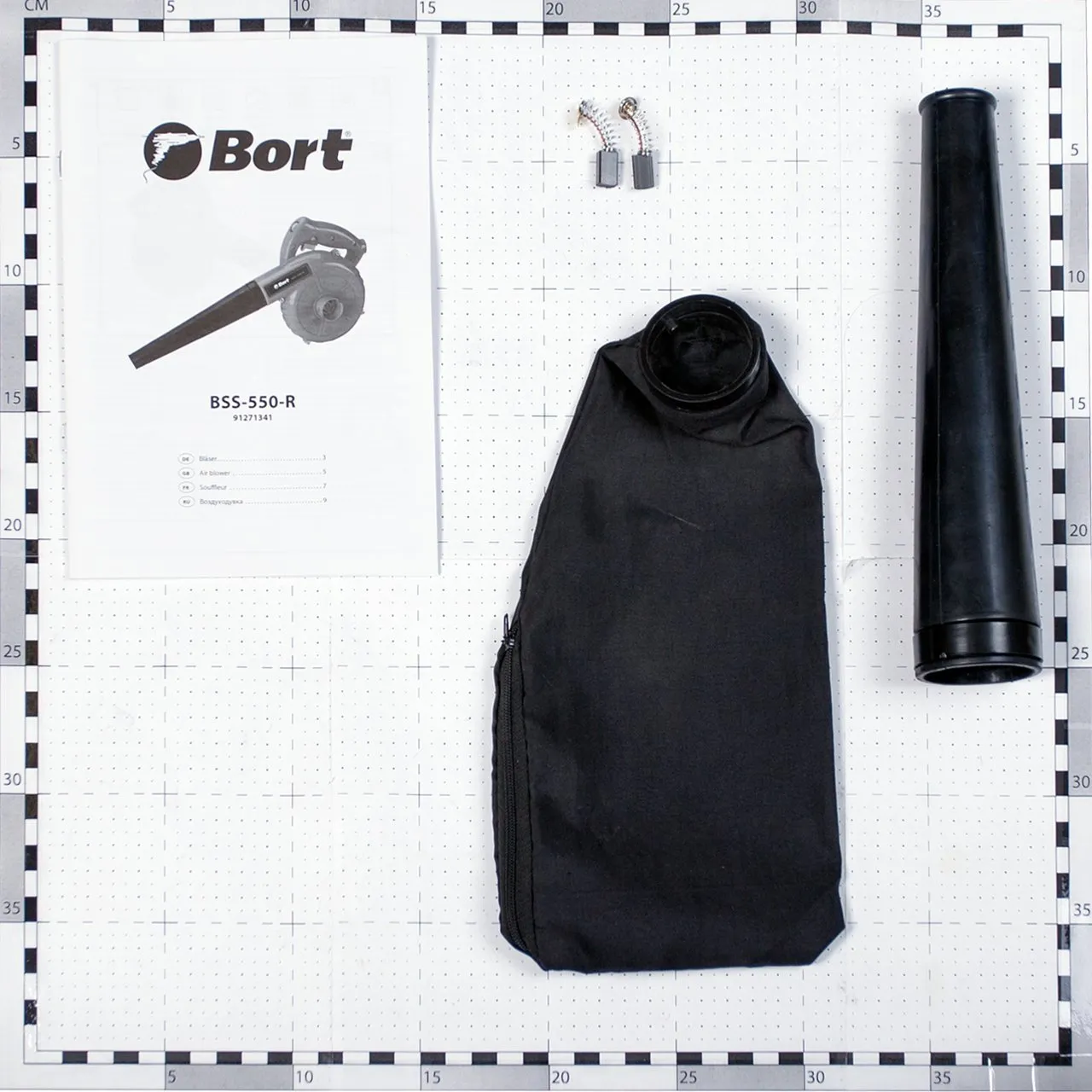 Bort BSS-550-R Luftgebläse 550 W mit Drehzahlregelung