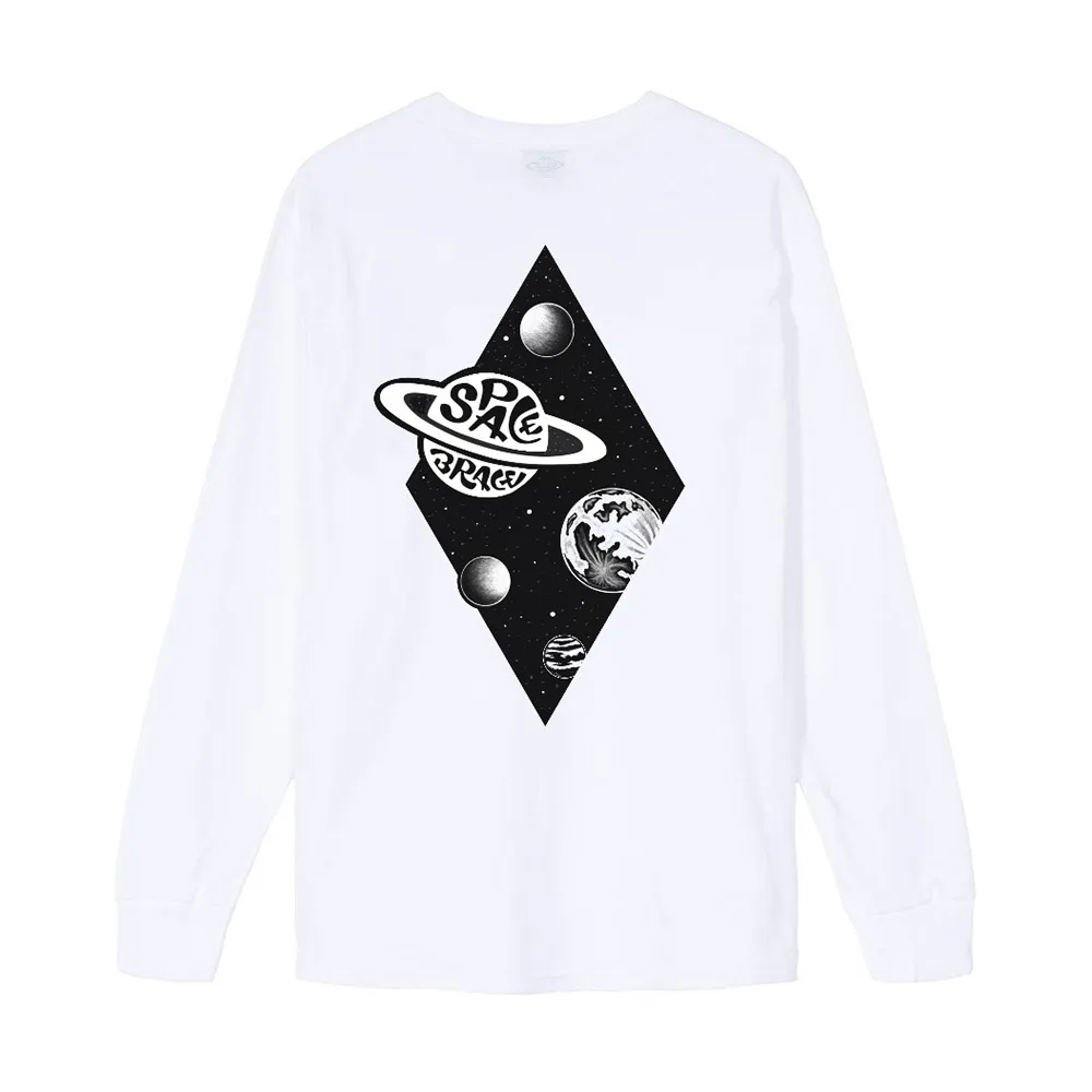 Space Brace Long Sleeve Diamond Planet Langarmshirt