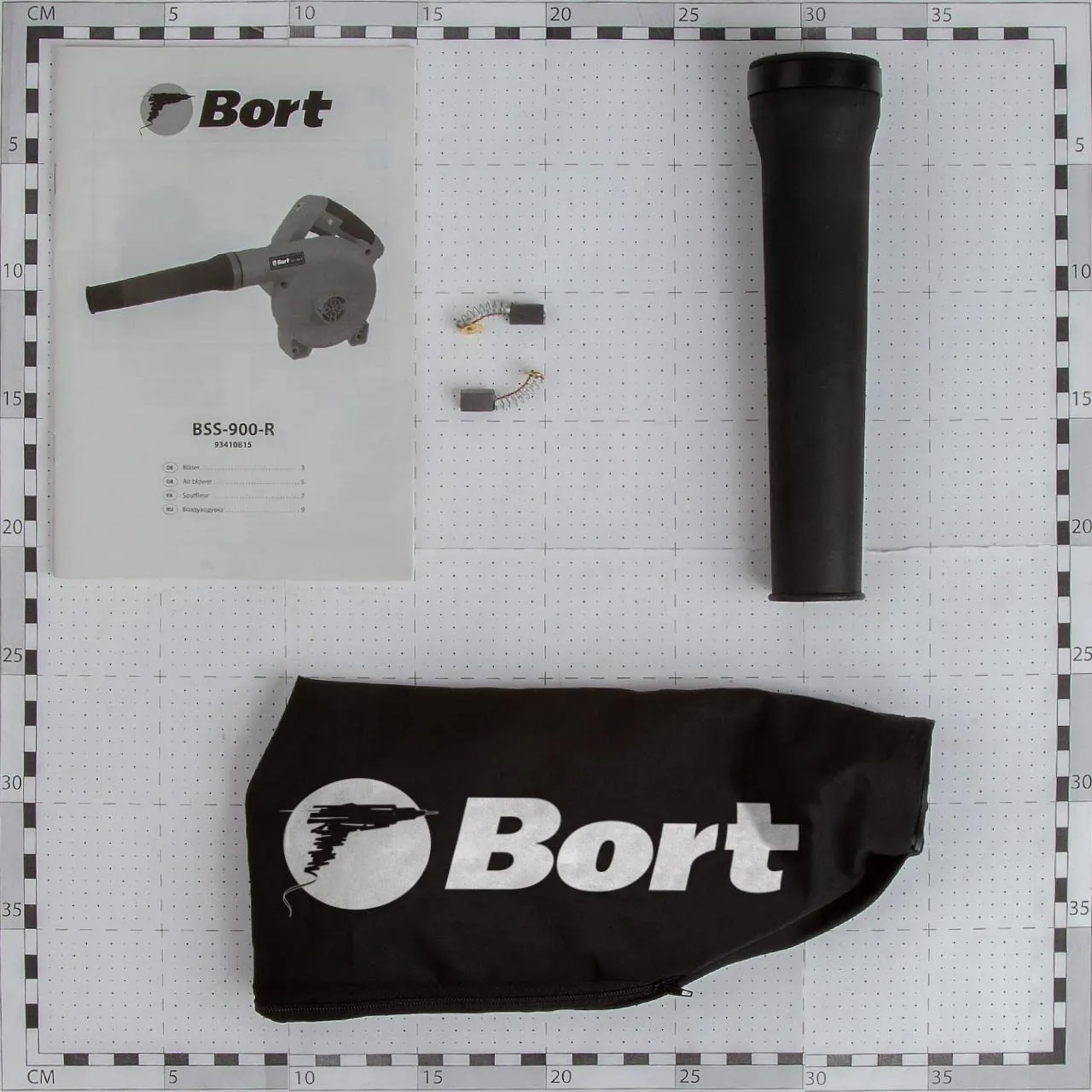 Bort BSS-900-R Luftgebläse 900 W mit Staubbeutel