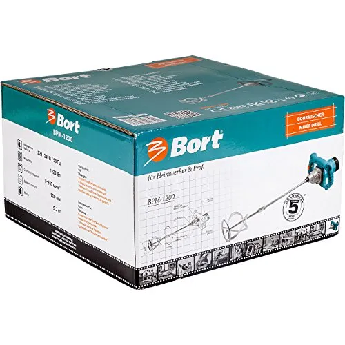 Bort BPM-1200 Rührwerk 1220 W 120 mm Drehzahlregelung