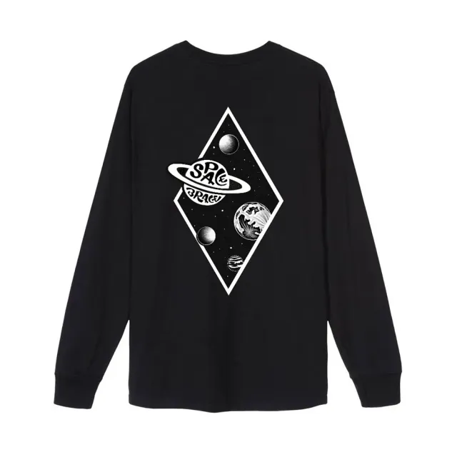 Space Brace Long Sleeve Diamond Planet Langarmshirt