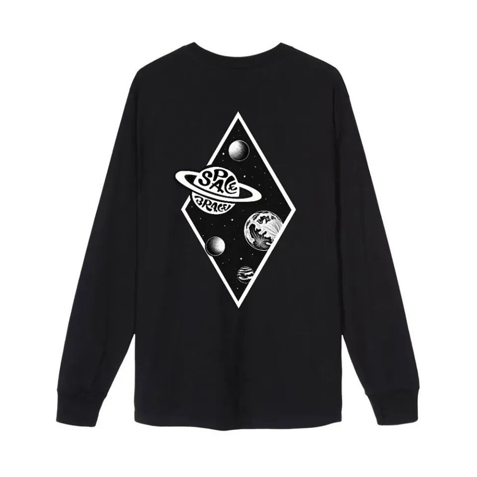 Space Brace Long Sleeve Diamond Planet Langarmshirt