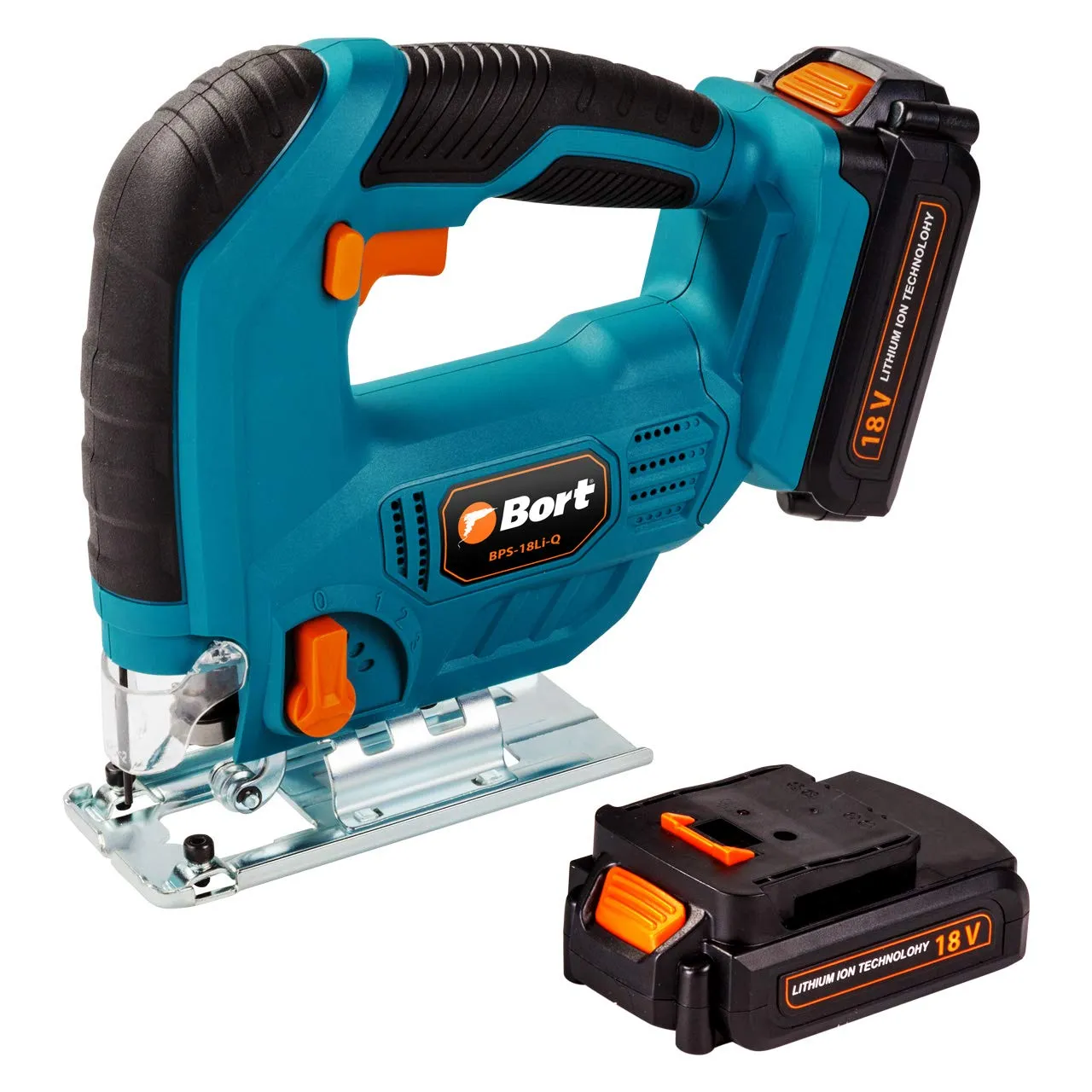 Bort BPS-18Li-Q Stichsäge 80 mm mit 2 Akkus
