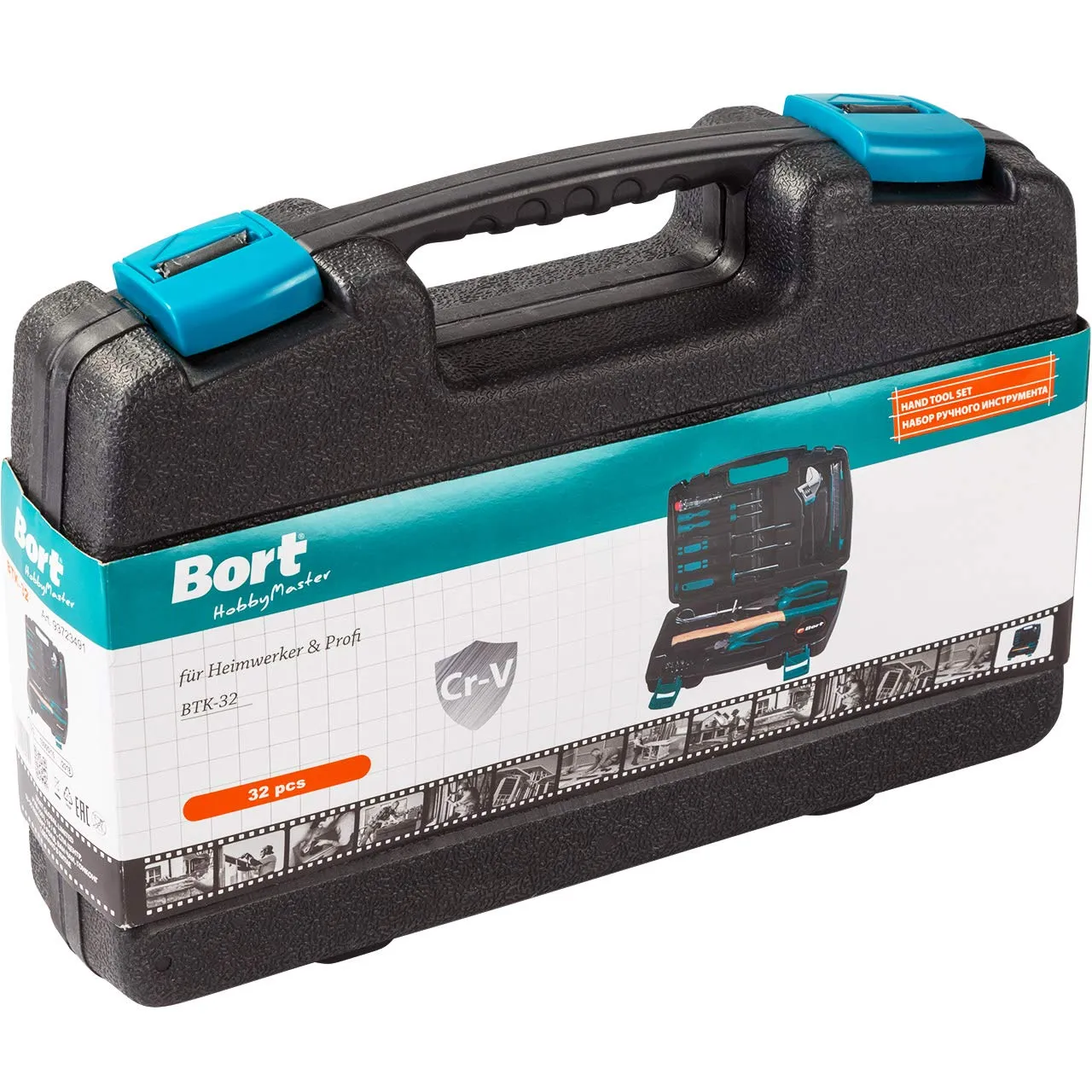 Bort BTK-32 Werkzeugkoffer 32-teilig Chrom-Vanadium