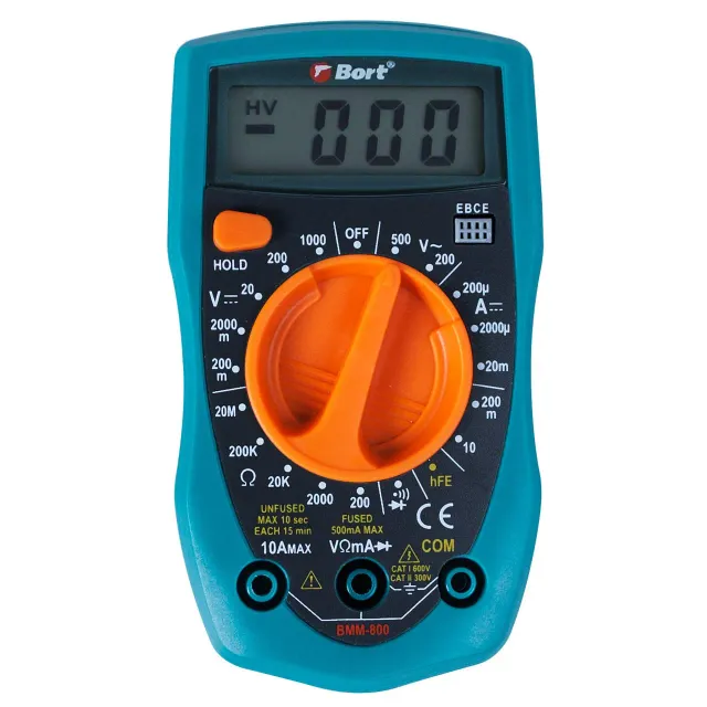 BORT Valco BMM-800 Digitalmultimeter Dioden 10A