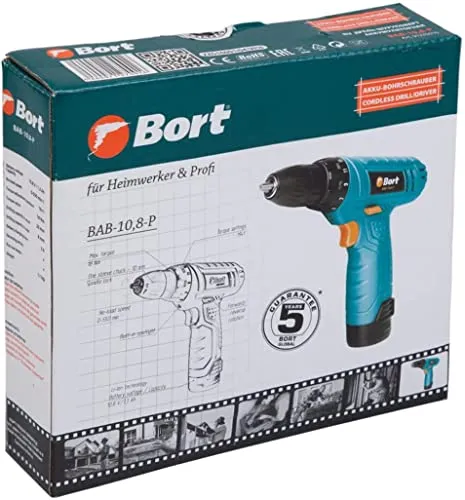 Bort BAB-10,8-P Akku-Bohrschrauber 10,8 V 18 Nm