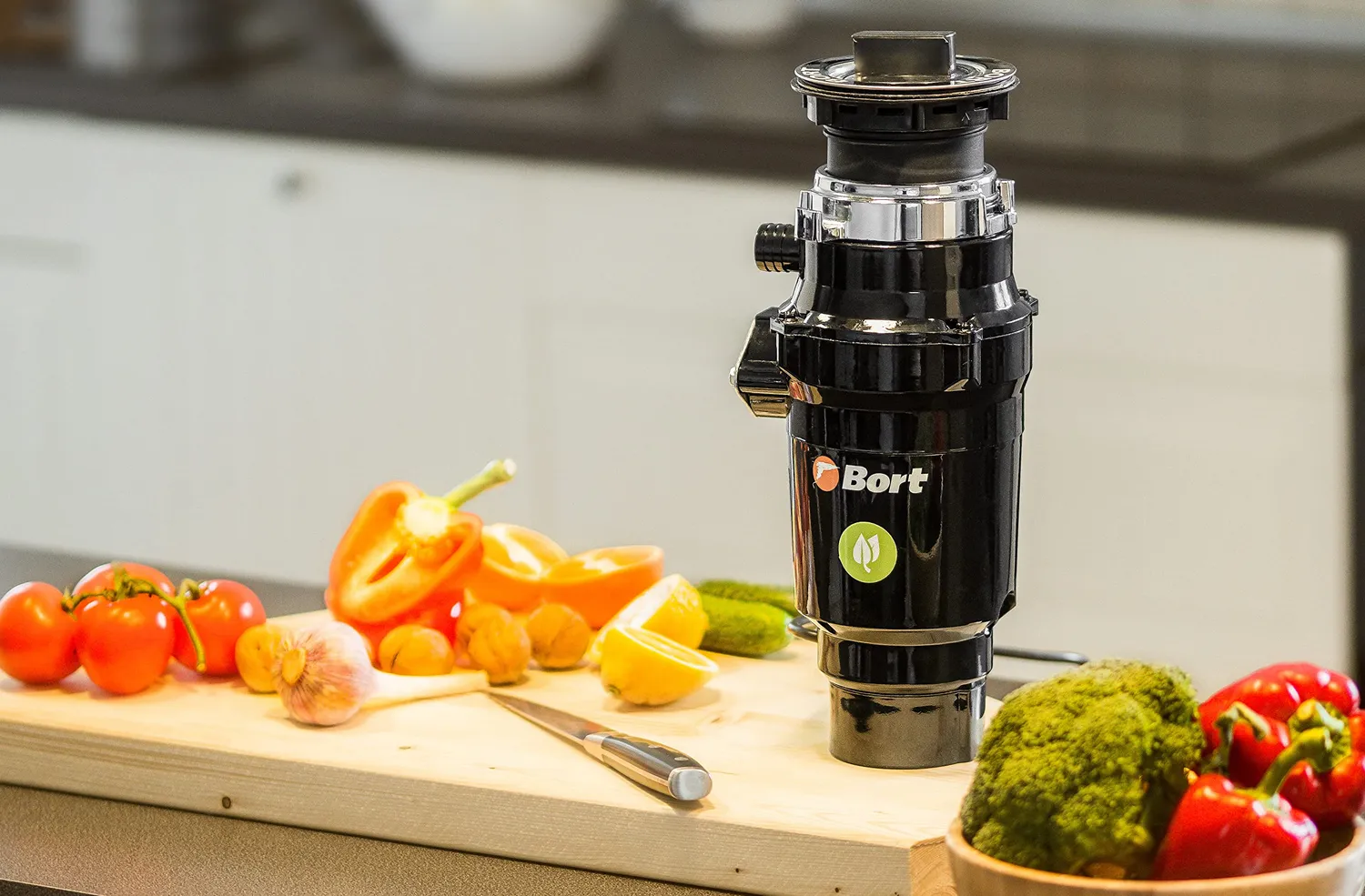 BORT Valco MASTER ECO Abfallentsorger 1000 ml für kleine Haushalte
