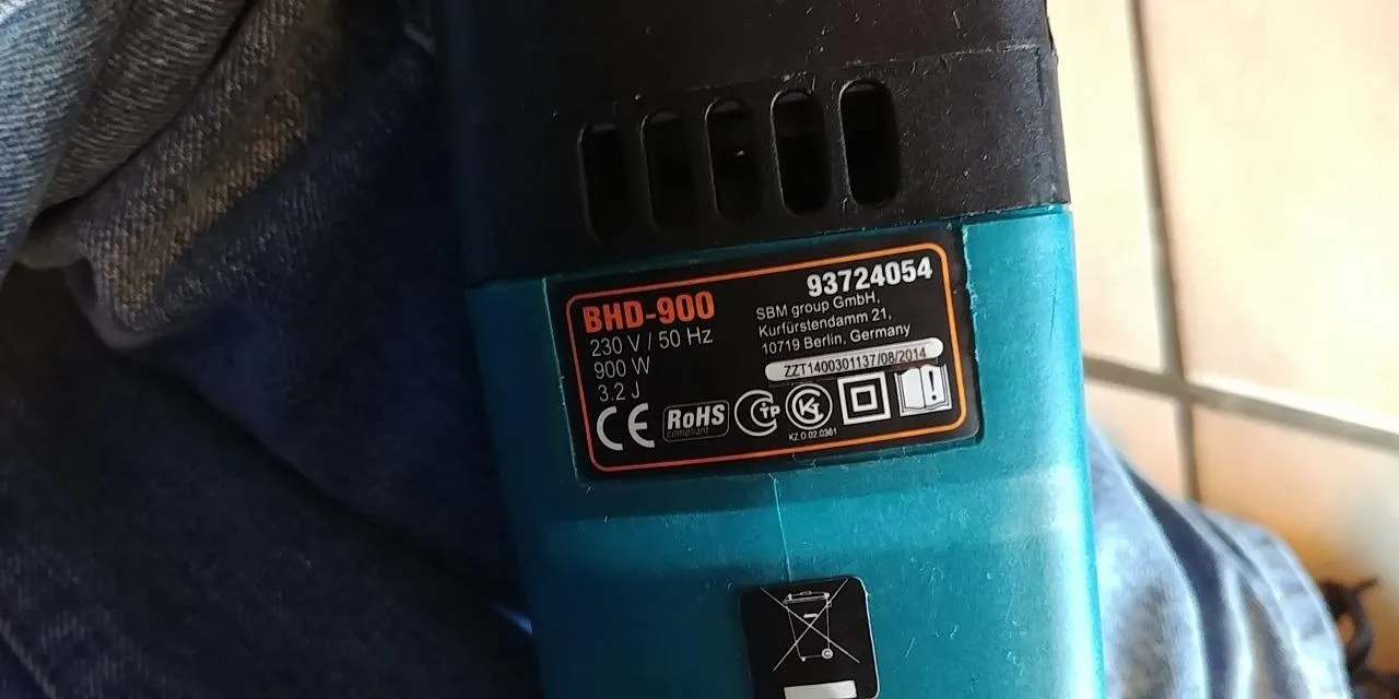 Bort BHD-900 Bohrhammer SDS-plus 900 W 3,5 Joule