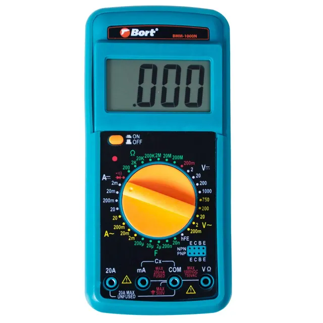 BORT Valco BMM-1000N Digitalmultimeter AC/DC 1000V 20A