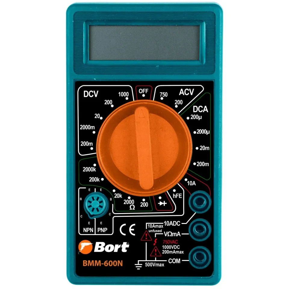 BORT Valco BMM-600N Digitalmultimeter DC 10A 1000V