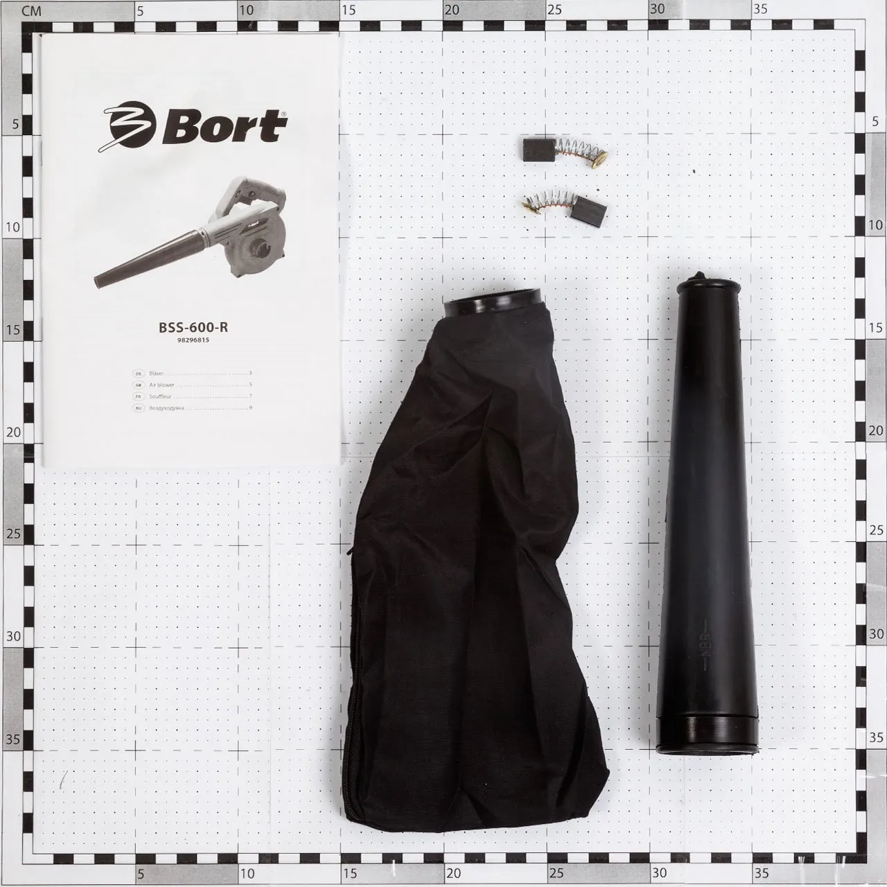 BORT BSS-600-R Laubbläser Gebläse 600 W Saugfunktion