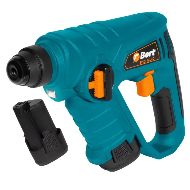 Bort BHD-12LI-D Akku-Bohrhammer 12 V mit 2 Akkus