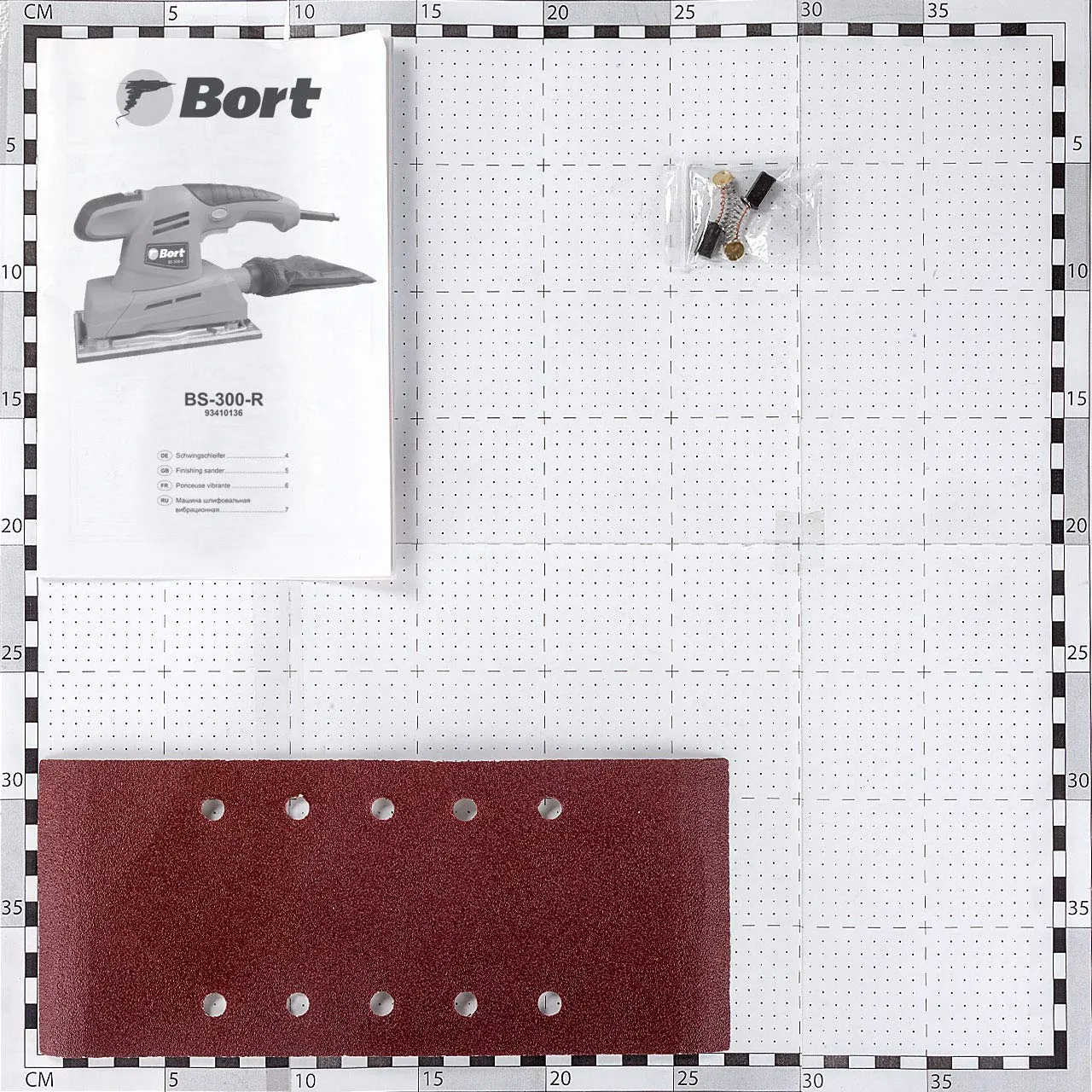 Bort BS-300-R Schwingschleifer 300 W mit Drehzahlregelung