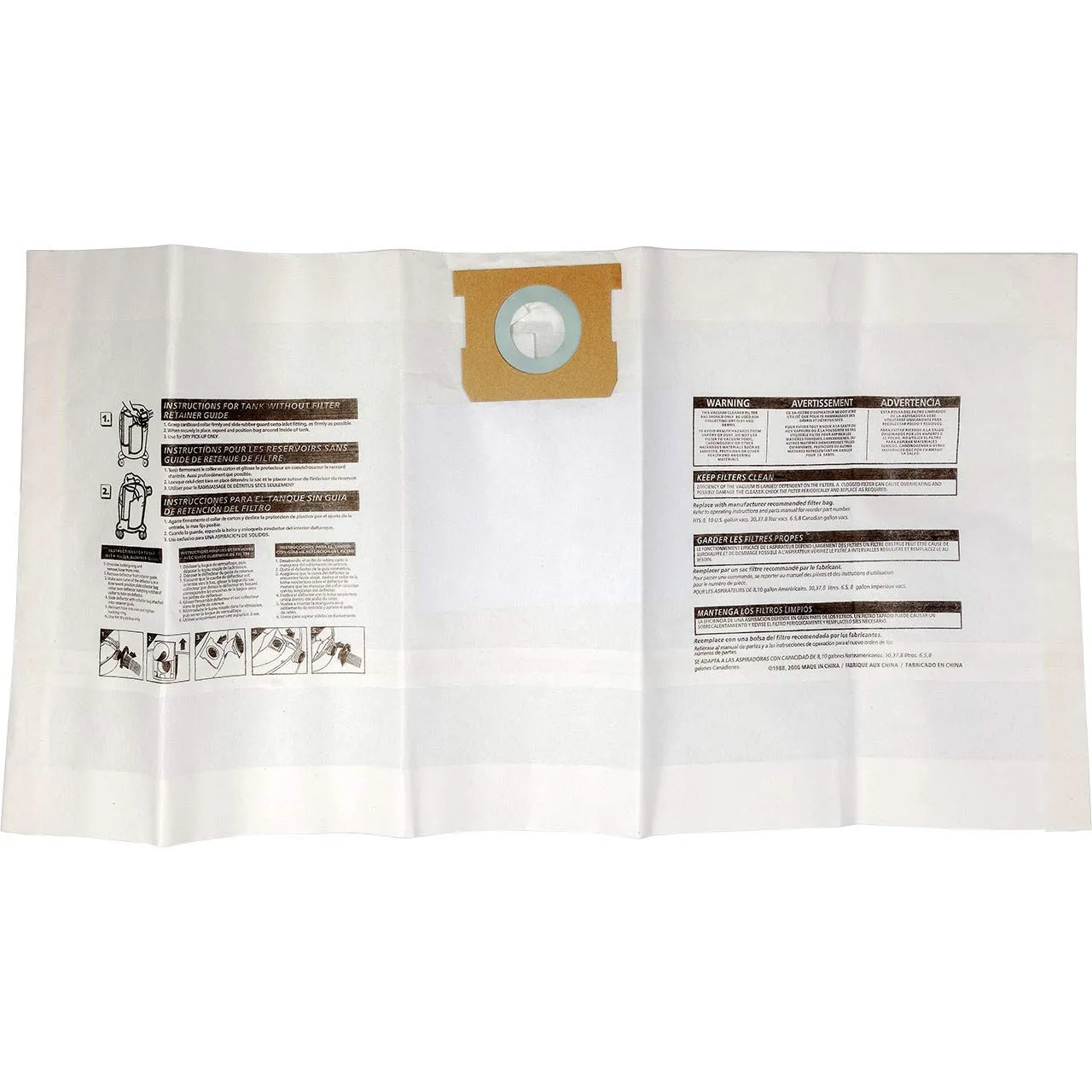 Bort BSS-1330-Pro Staubsaugerbeutel 30 L 4 Stück
