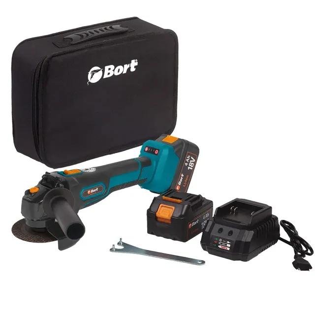 Bort BWS-18Li-125 Akku-Winkelschleifer 125 mm Set
