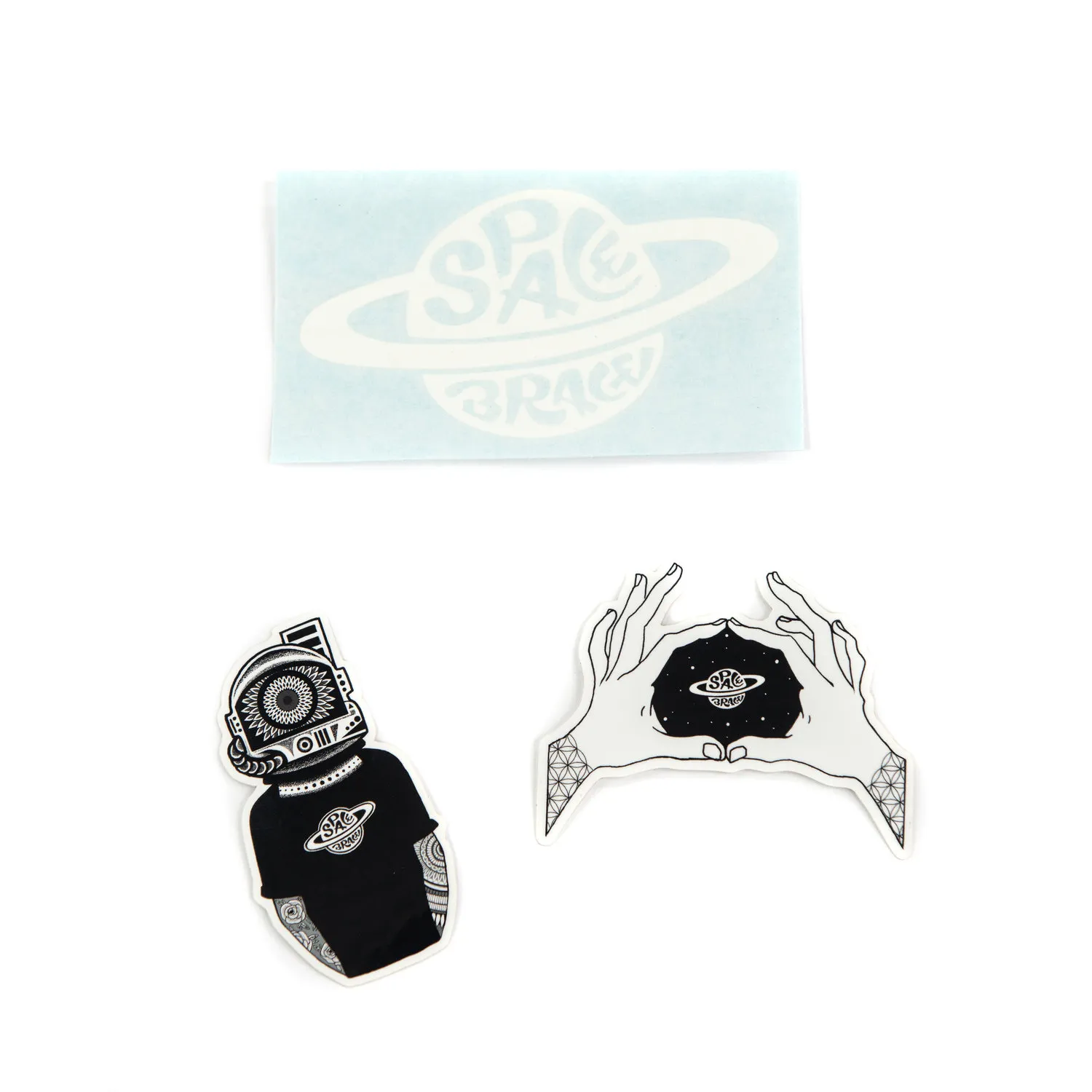 Space Brace Sticker Pack Aufkleber 10 Stück