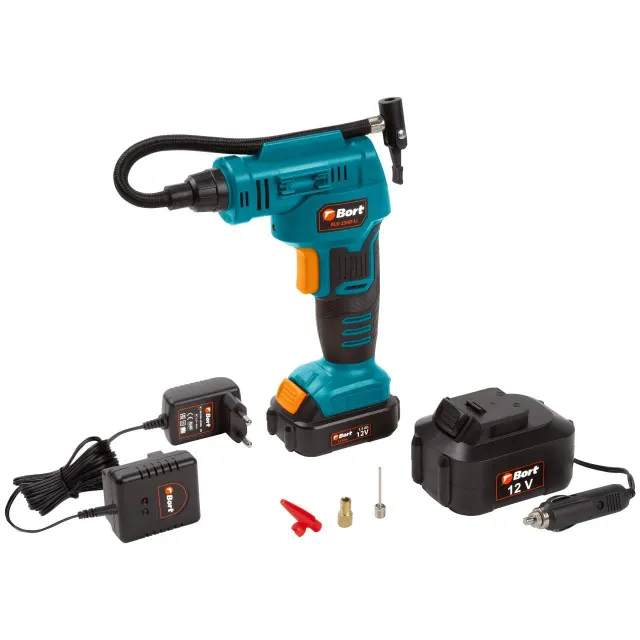 BORT Valco BLK-250D-Li Akku-Kompressor 12 V mit Adapter