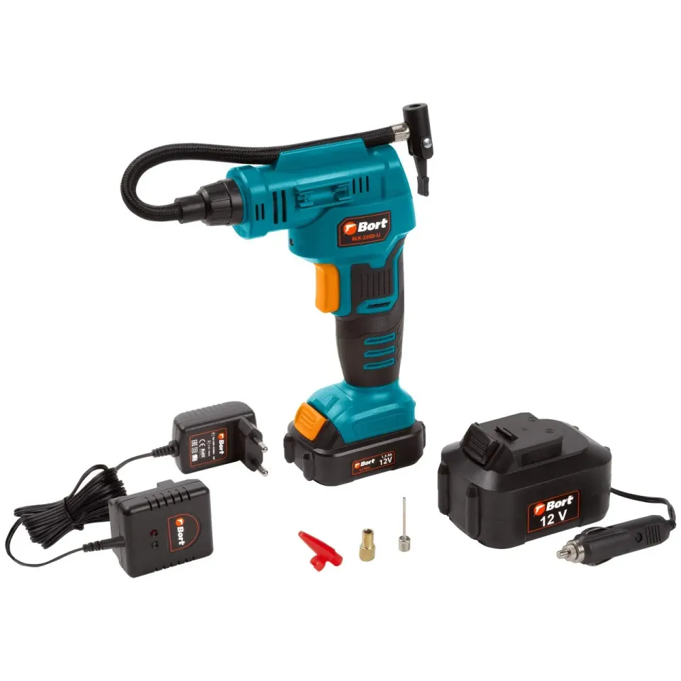 BORT Valco BLK-250D-Li Akku-Kompressor 12 V mit Adapter