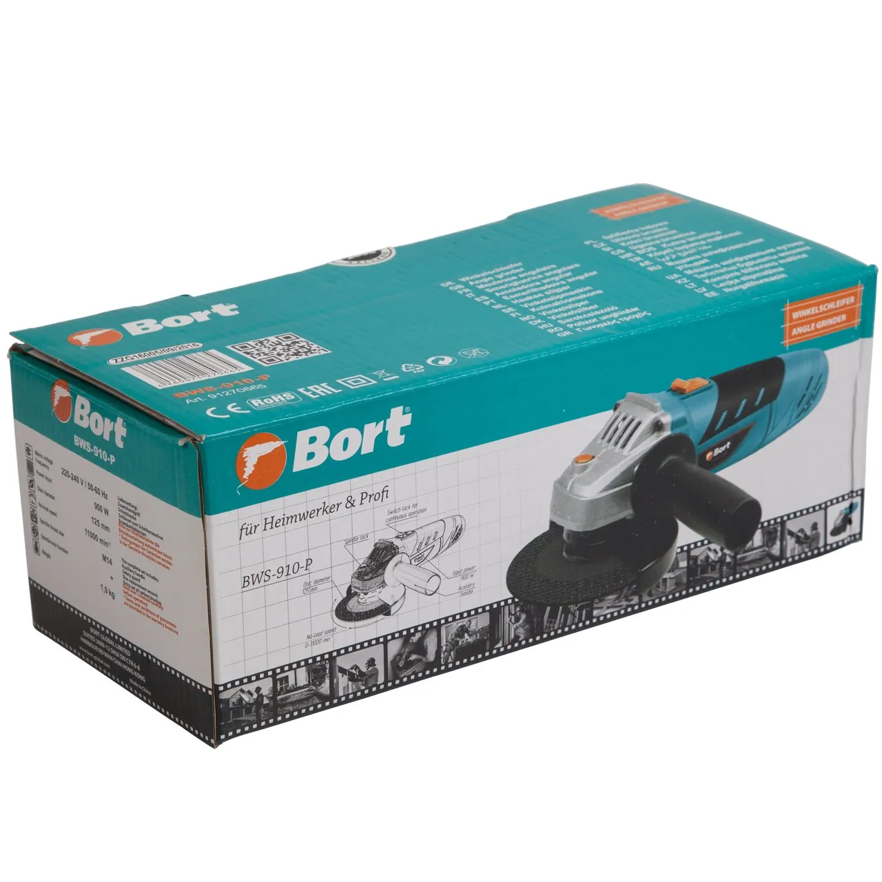 Bort BWS-910-P Winkelschleifer 900 W 125 mm
