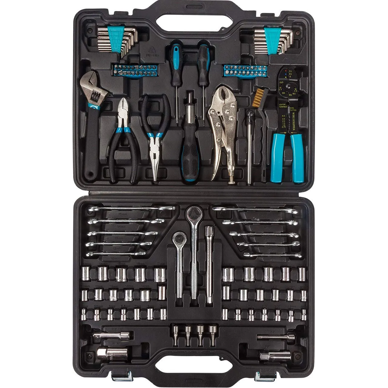Bort BTK-123 Werkzeugkoffer 123-teilig Stahl