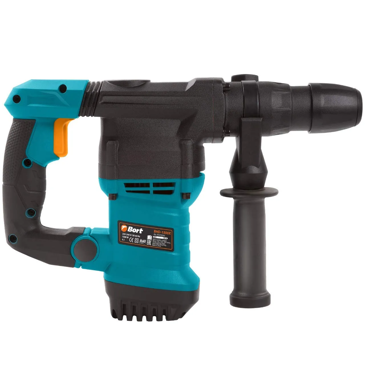 Bort BHD-1500X Bohrhammer 1500 W 6 J mit Set