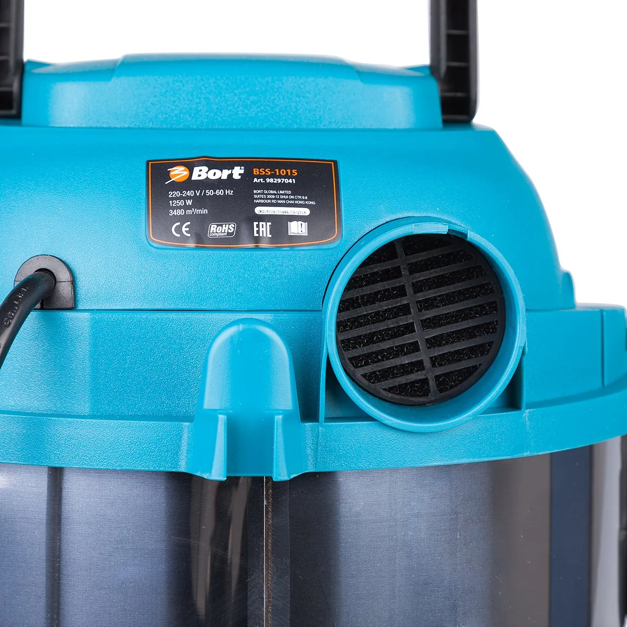 Bort BSS-1015 Nass- und Trockensauger 1250 W 15 l