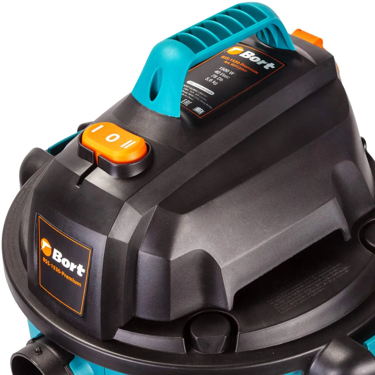 BORT BSS-1530-Premium Nass-Trockensauger 30 l 1500 W Blasfunktion