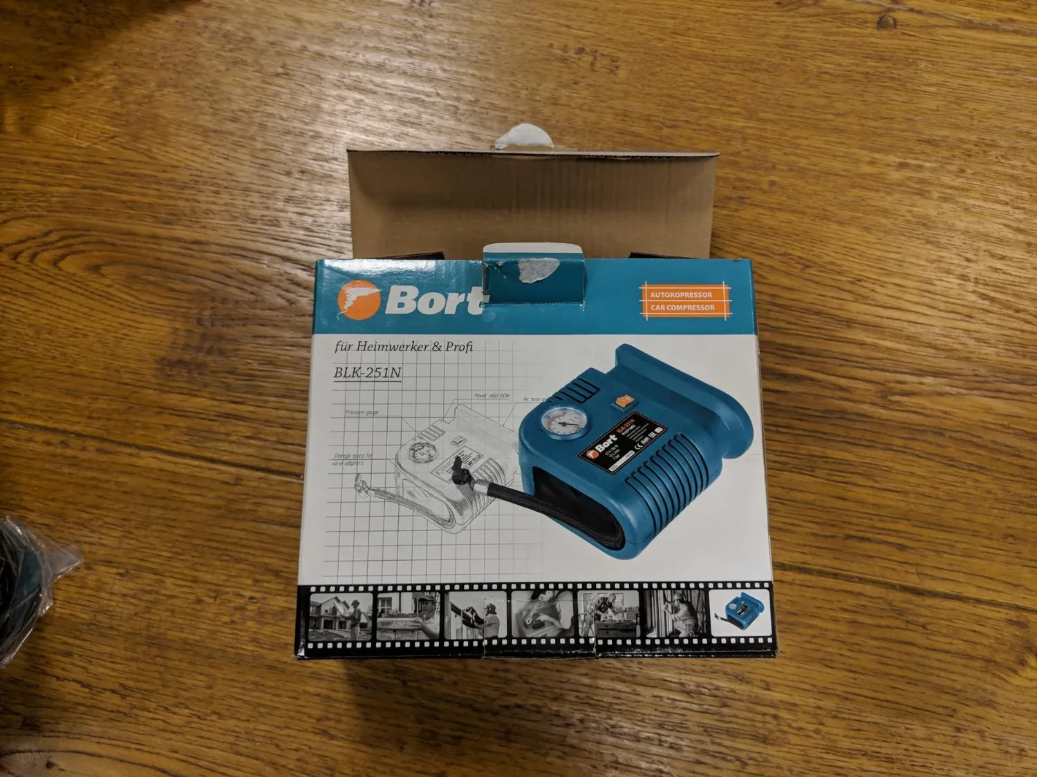 Bort BLK-251N Autokompressor 12 V 12 l/min
