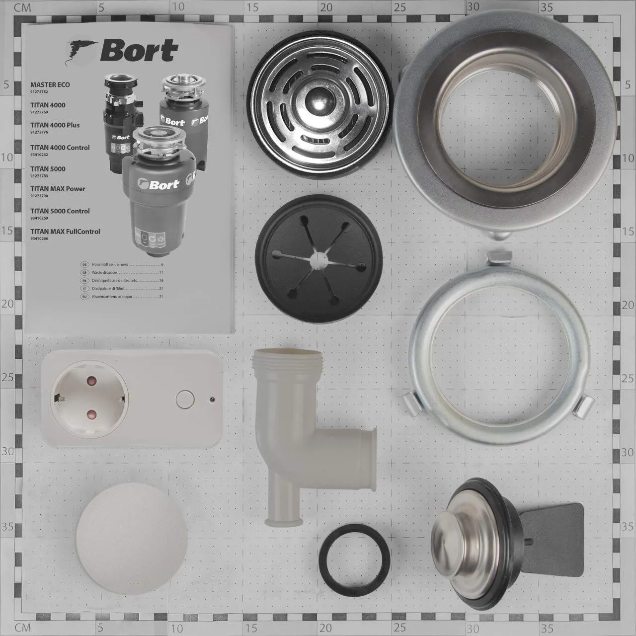 Bort TITAN 4000 Control Abfallentsorger 1310 ml