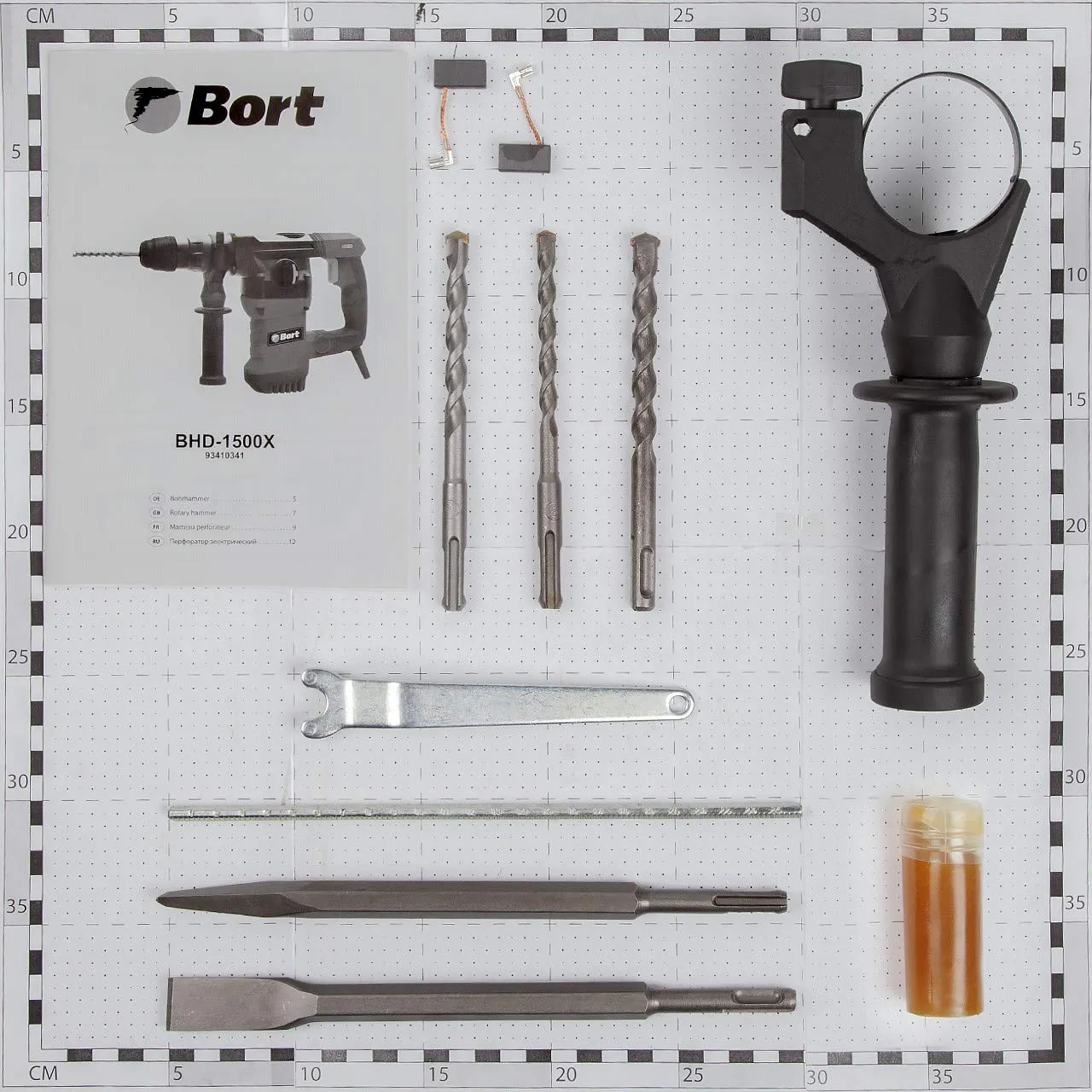 Bort BHD-1500X Bohrhammer 1500 W 6 J mit Set