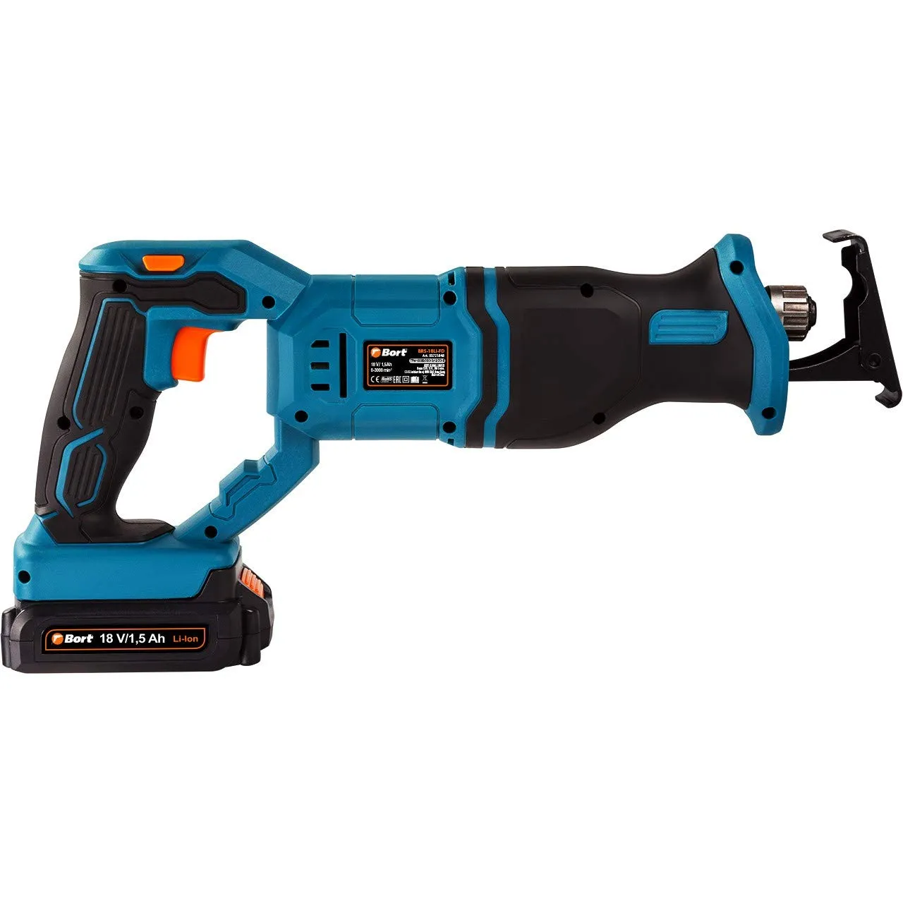 BORT Valco BRS-18Li-FD Akku-Säbelsäge 18 V mit 2 Akkus