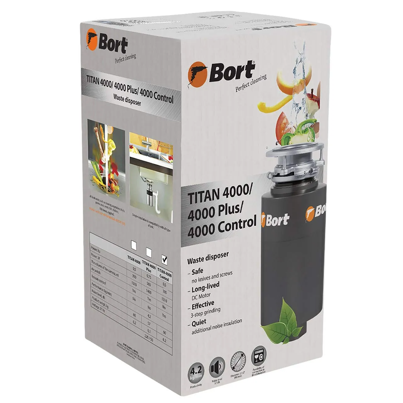 Bort TITAN 4000 Control Abfallentsorger 1310 ml