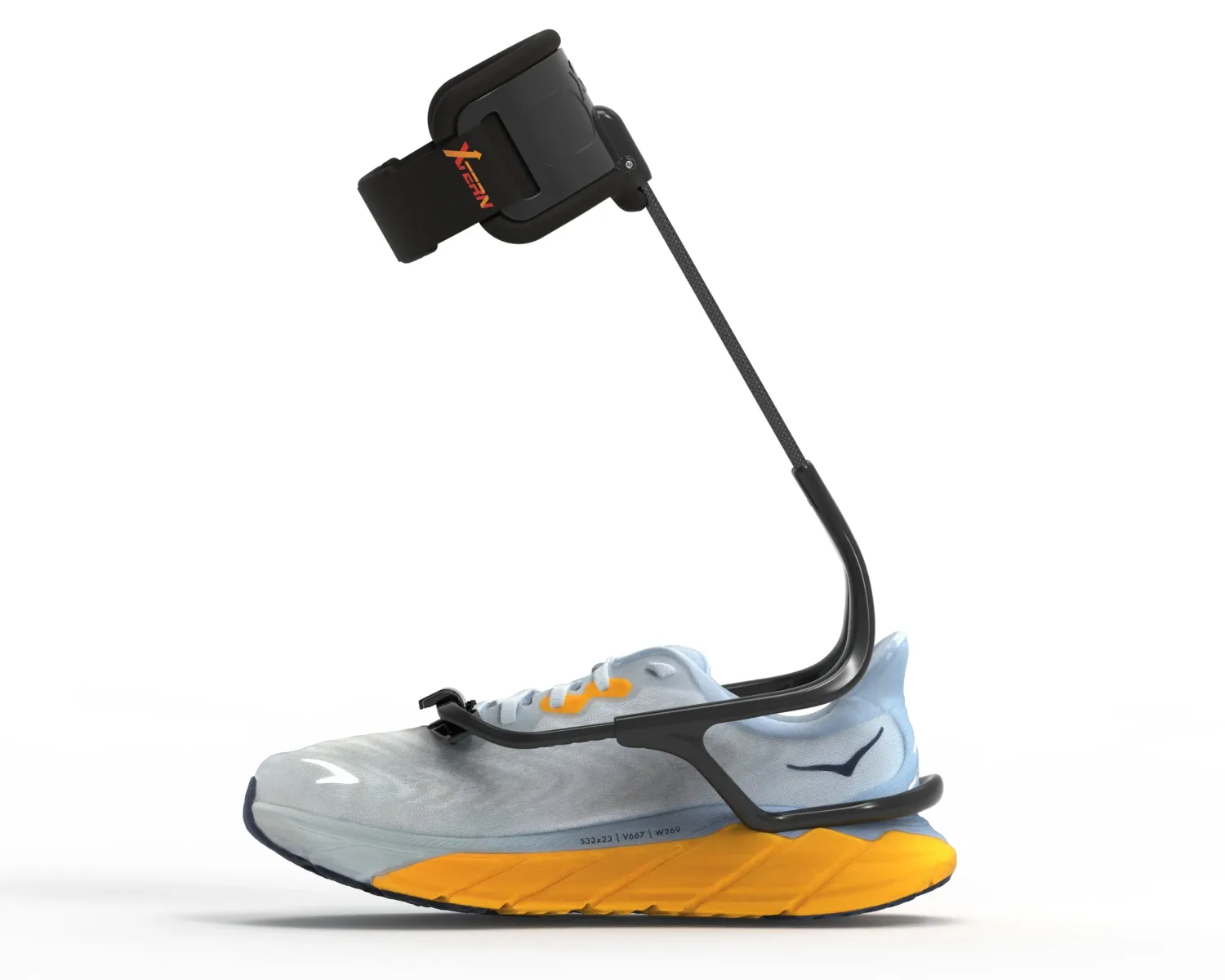 TurboMed Orthotics XTERN Summit Fußheberorthese Carbon