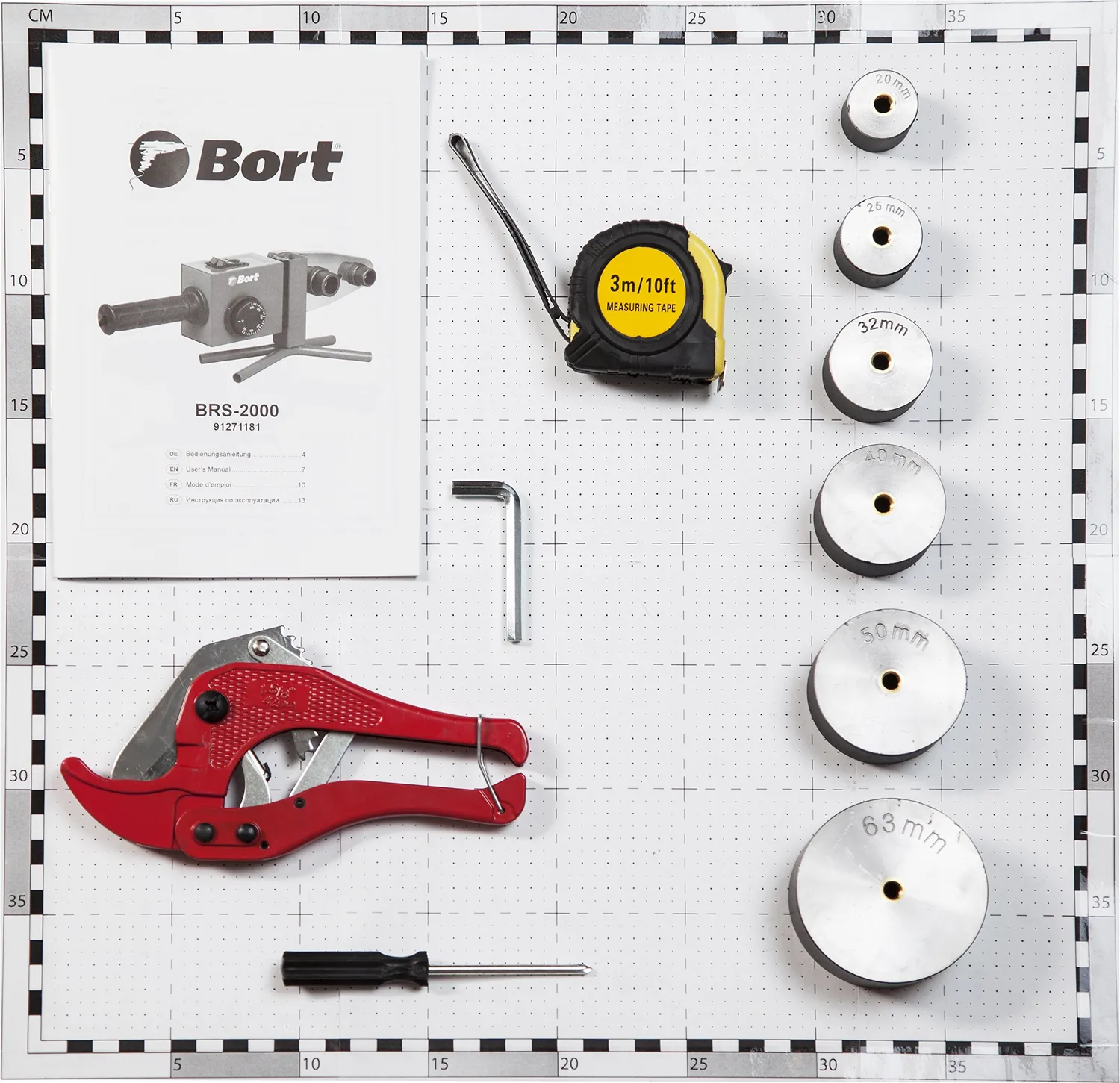 Bort BRS-2000 Rohrschweißgerät 1500 W 20-63 mm