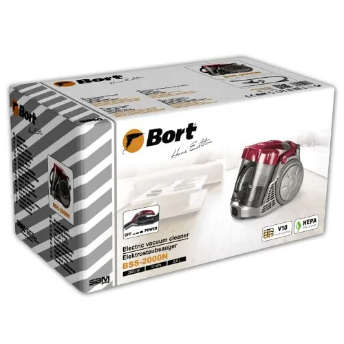 Bort BSS-2000N V10 Staubsauger beutellos 2000 W 2 L