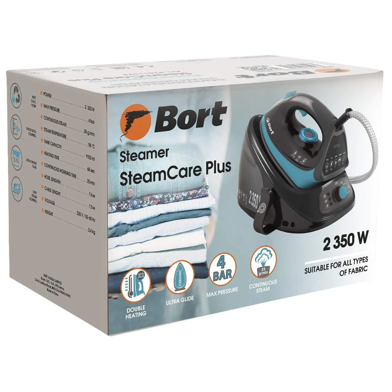 Bort SteamCare Plus Dampfbügelstation 2350 W 4 bar