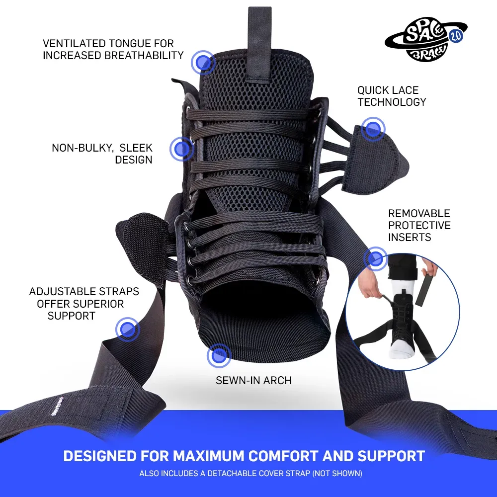 Space Brace 2.0 Sprunggelenkbandage Fußhebung
