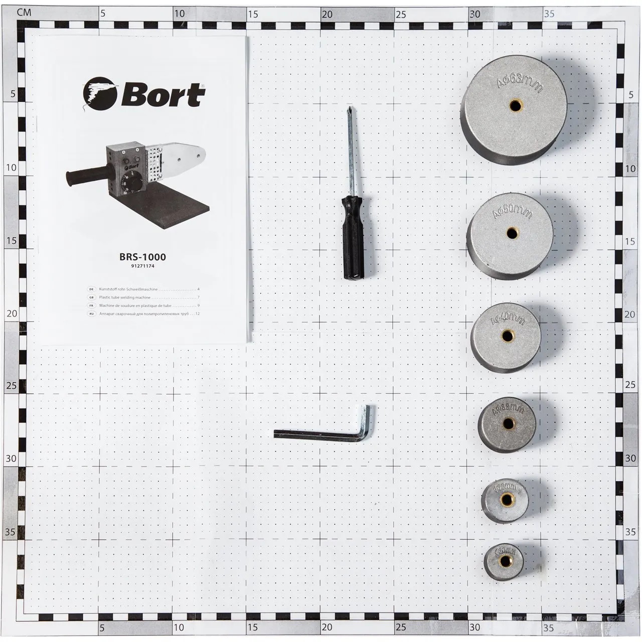 Bort BRS-1000 Rohrschweißgerät 1000 W 20-63 mm